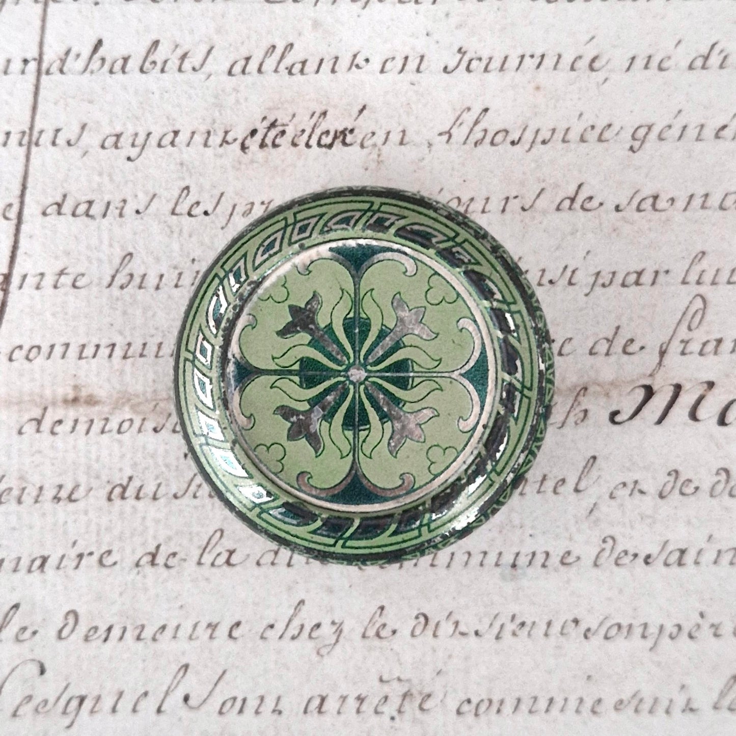 Boite ancienne « Vaseline Borique », Vers 1900