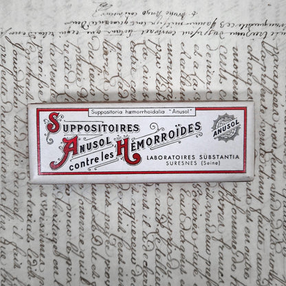 boite pharmacie ancienne anusol hemorroides