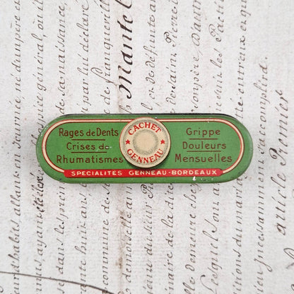 Boîte antinévralgique « Cachet Genneau »