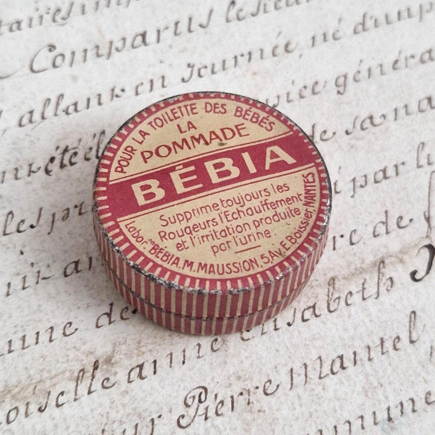 Box of "BÉBIA" ointment - Nantes