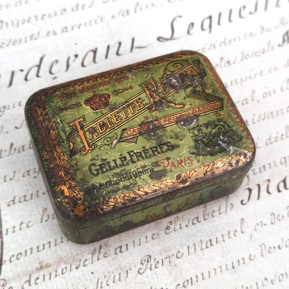 Rare boite « Tablette Regina - Gellé Frères », Vers 1900