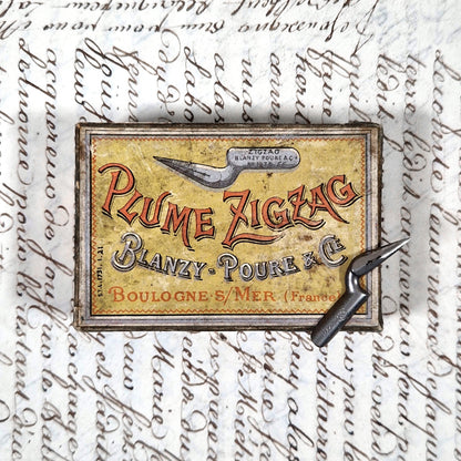 boite plume zigzag blanzy poure