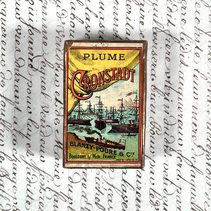 boite plumes anciennes cronstadt blanzy poure