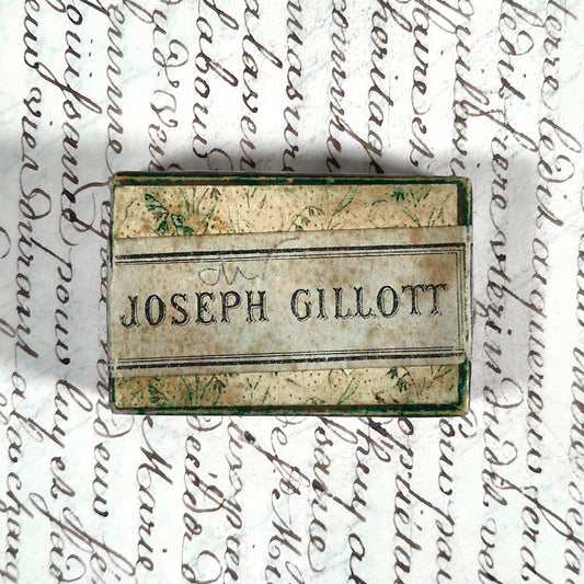 boite plumes anciennes joseph gillott