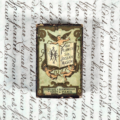 boite plumes anciennes sir josiah mason