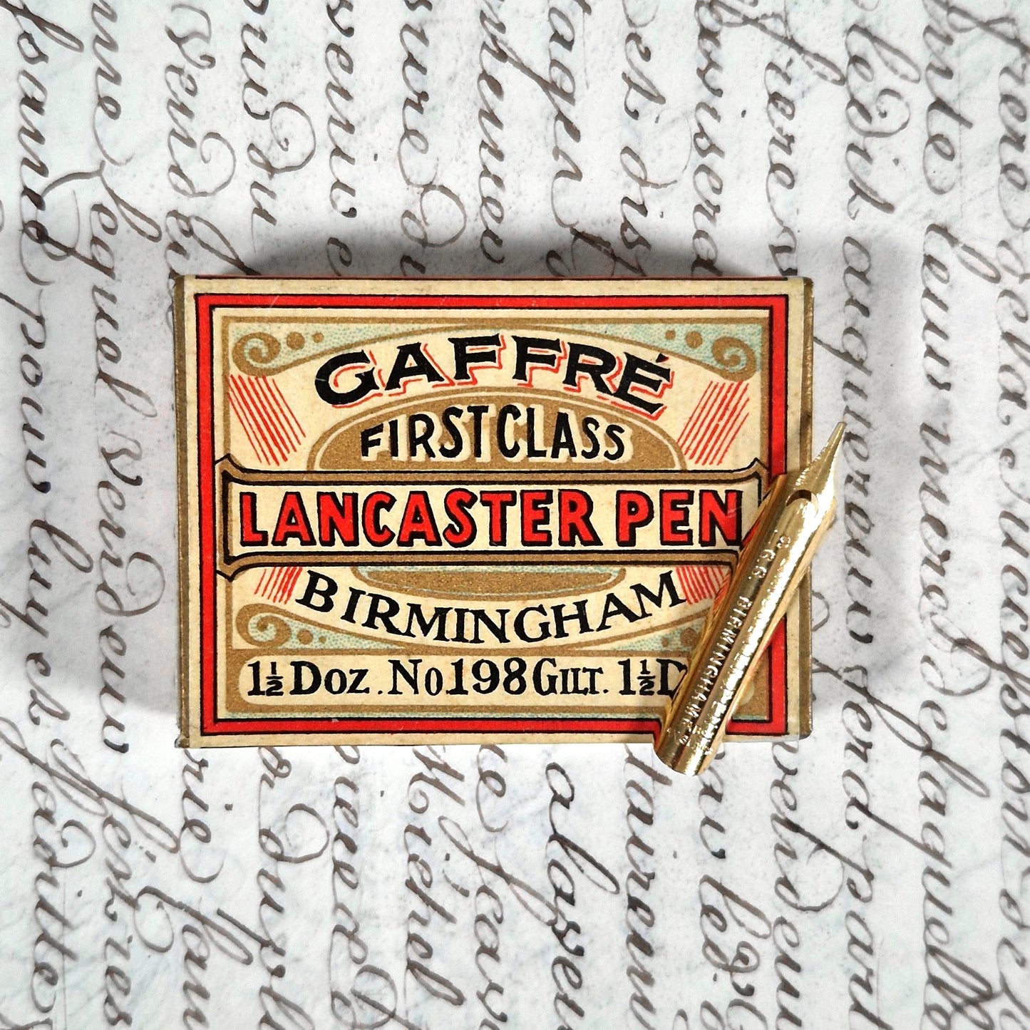 boite plumes lancaster pen gaffre birmingham