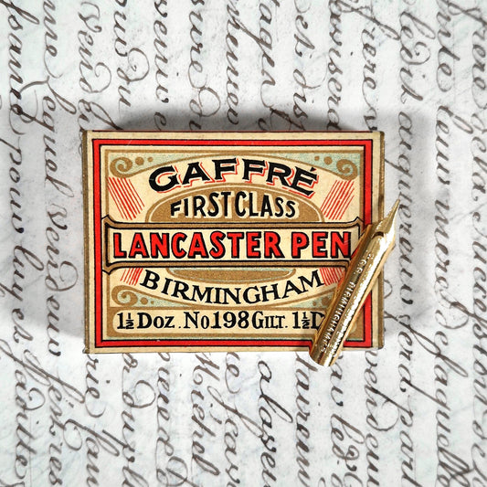 boite plumes lancaster pen gaffre birmingham