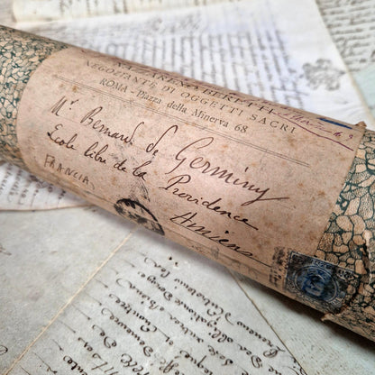 boite postale marbree italie ancienne