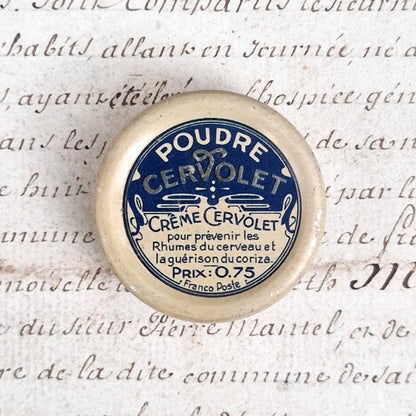 Boîte pharmaceutique « Poudre Cervolet » - Niort