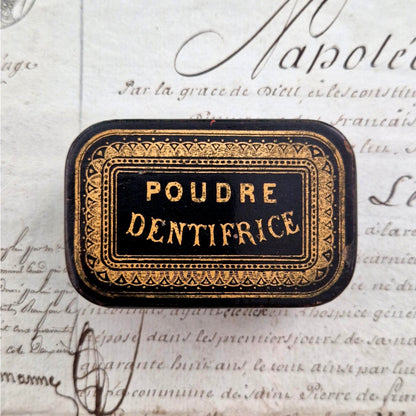 boite poudre dentifrice ancienne