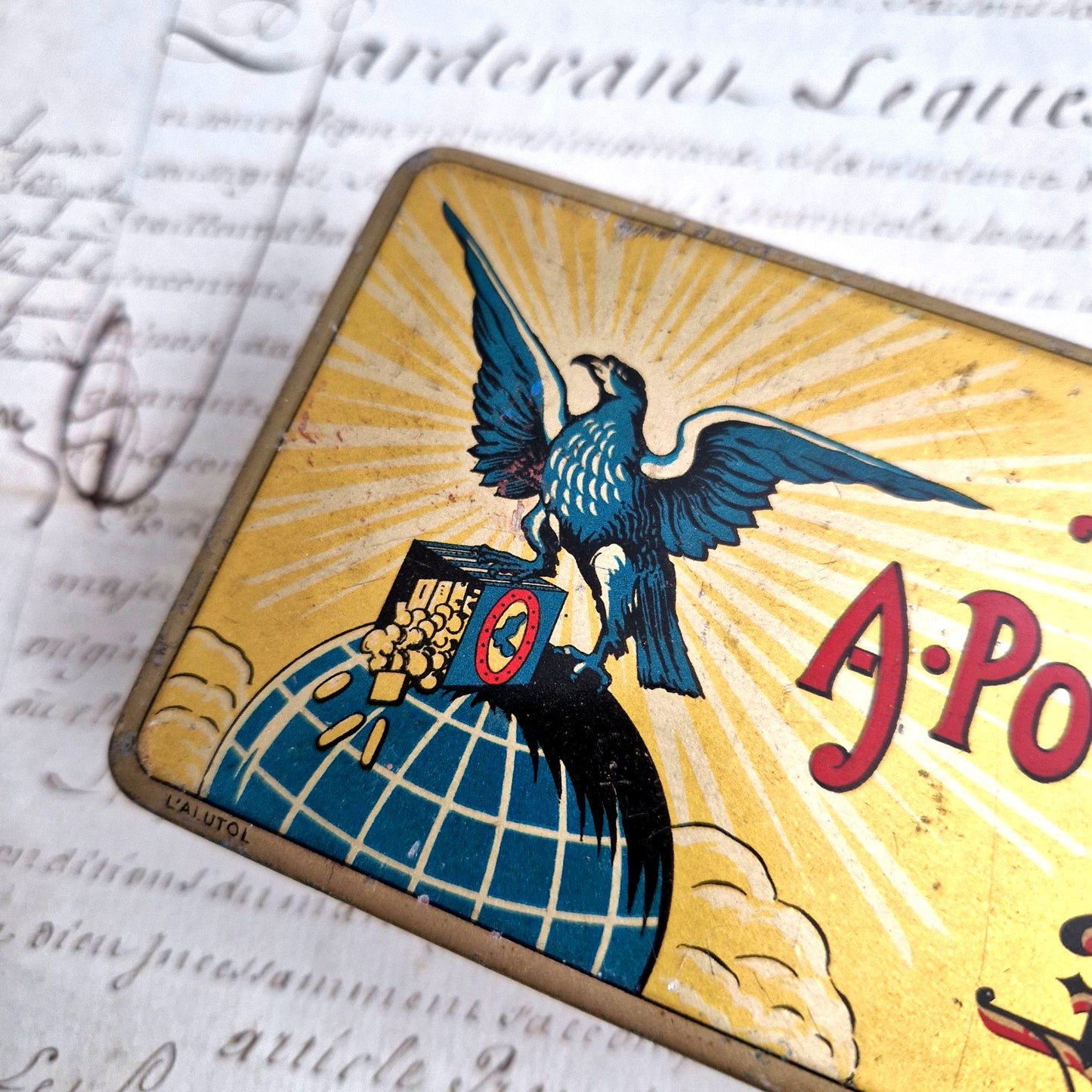 boite poulain fils ancienne aigle