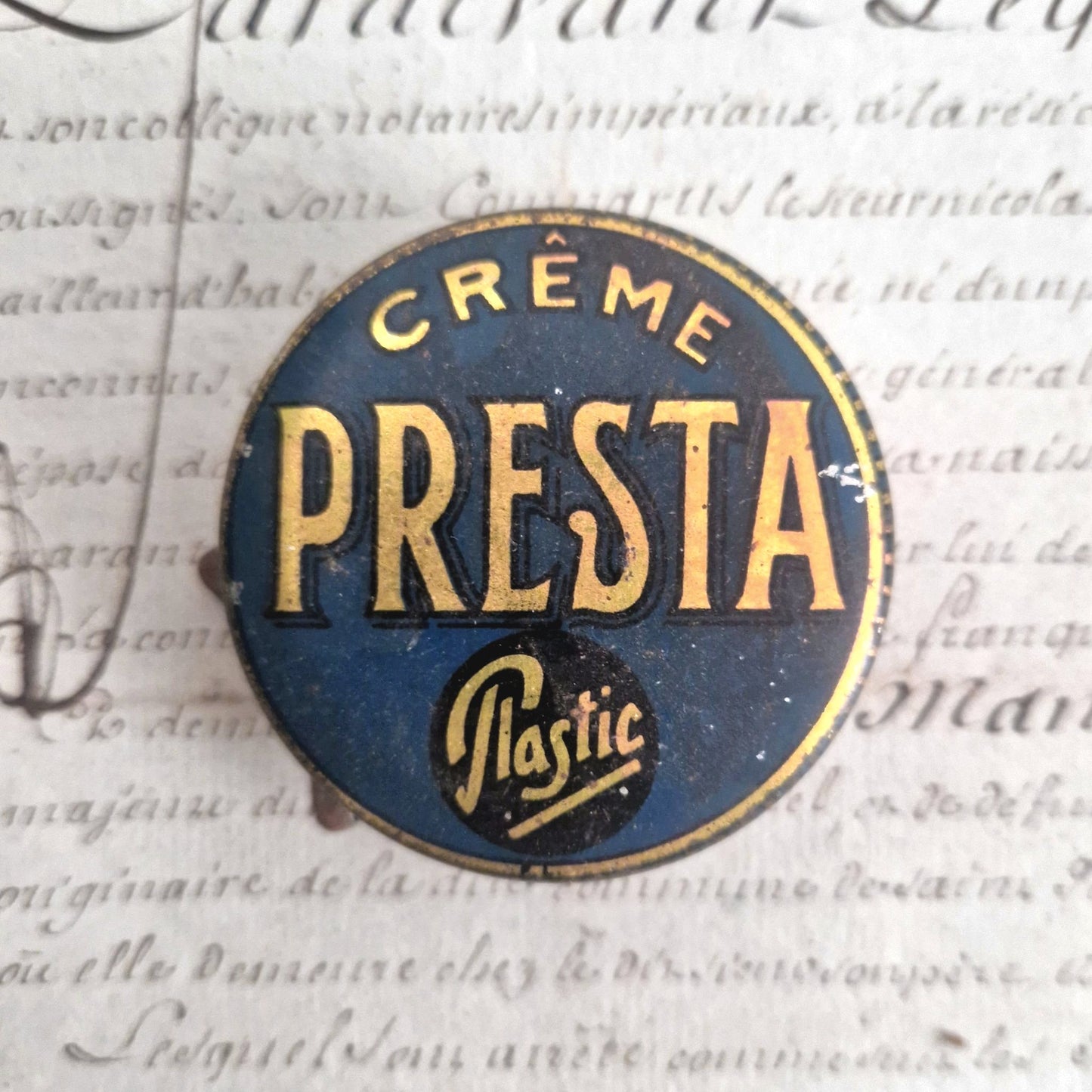 boite presta cirage ancienne