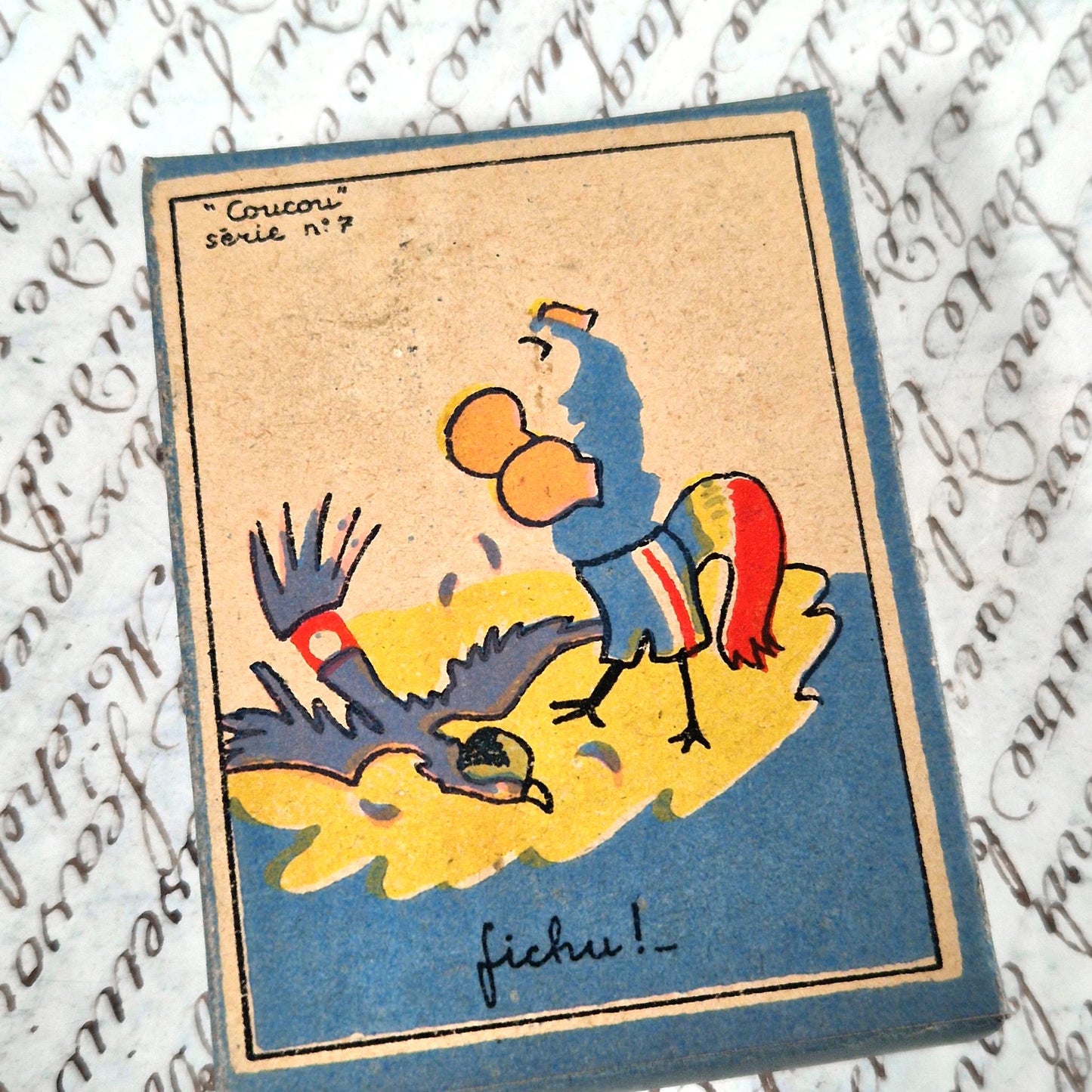 boite propagande francaise aigle allemand