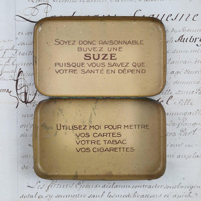 "SUZE - Gentian Aperitif" advertising box
