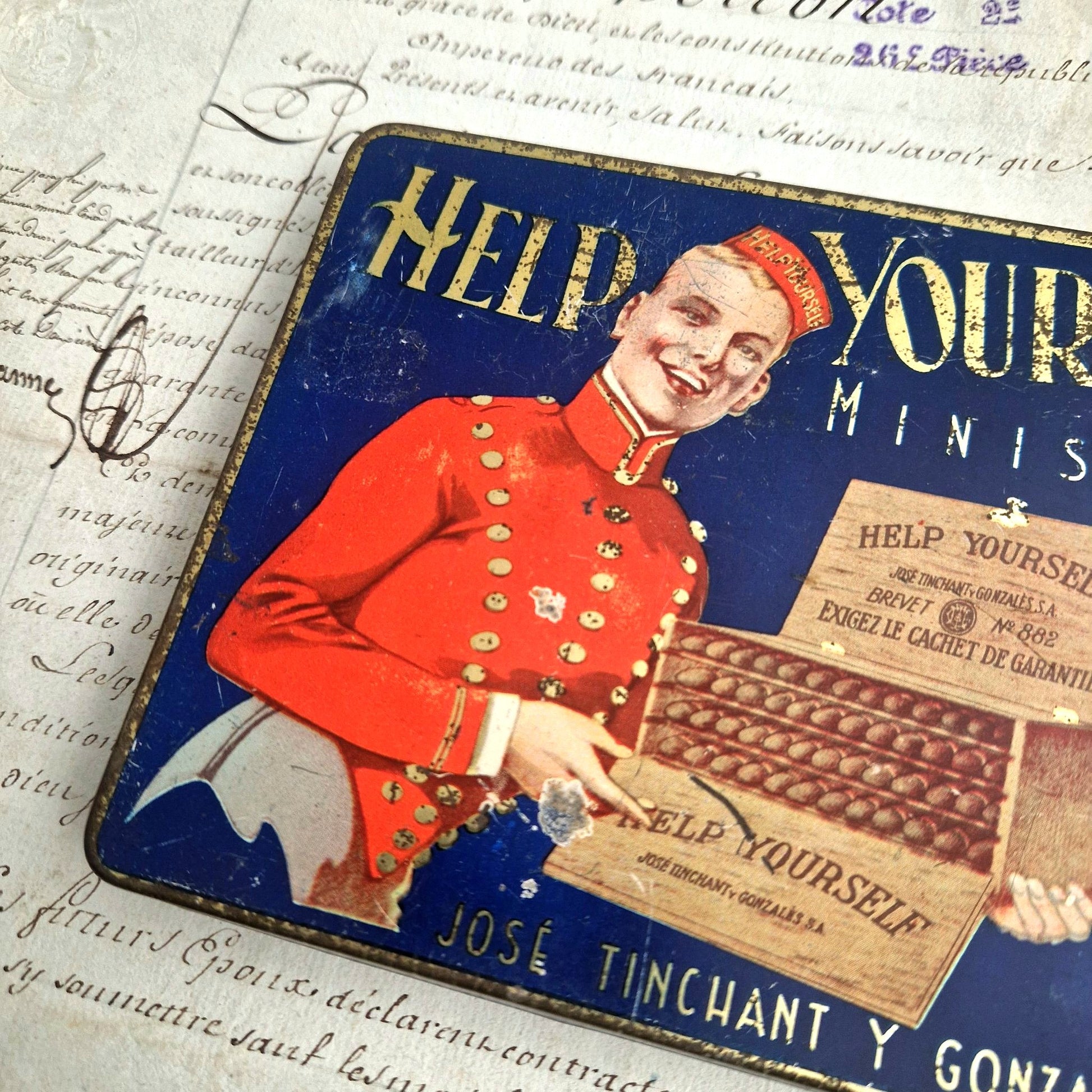 boite publicitaire ancienne cigarillos