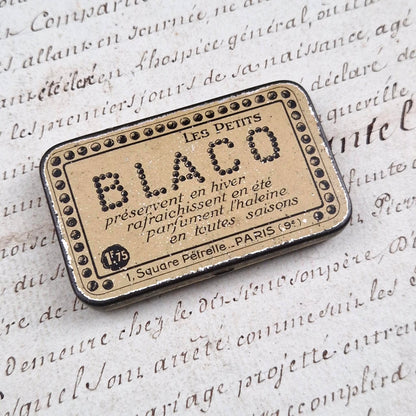 Boite en tôle lithographiée pastilles « Les Petits Blaco »