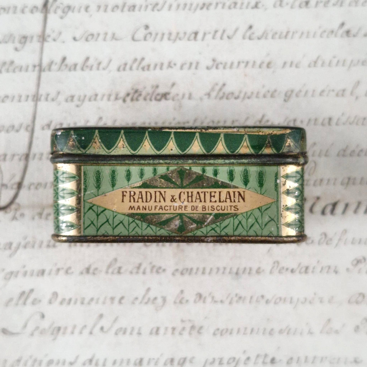 "Le Patriote - Tours" biscuit tin – Fradin &amp; Châtelain