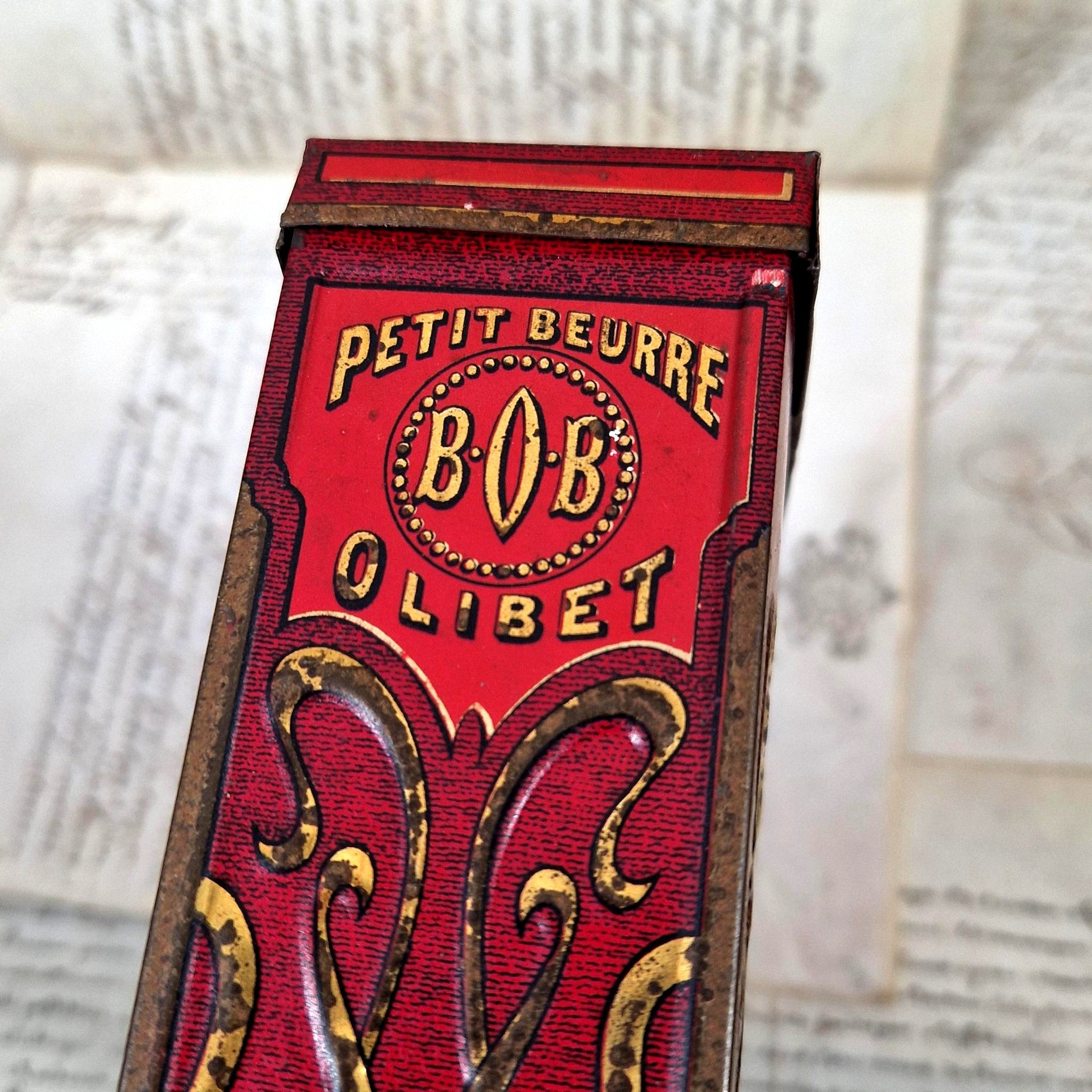 boite publicitaire art nouveau france 1900