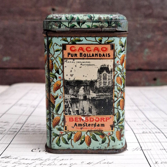 boite publicitaire bensdorp debut xxe siecle