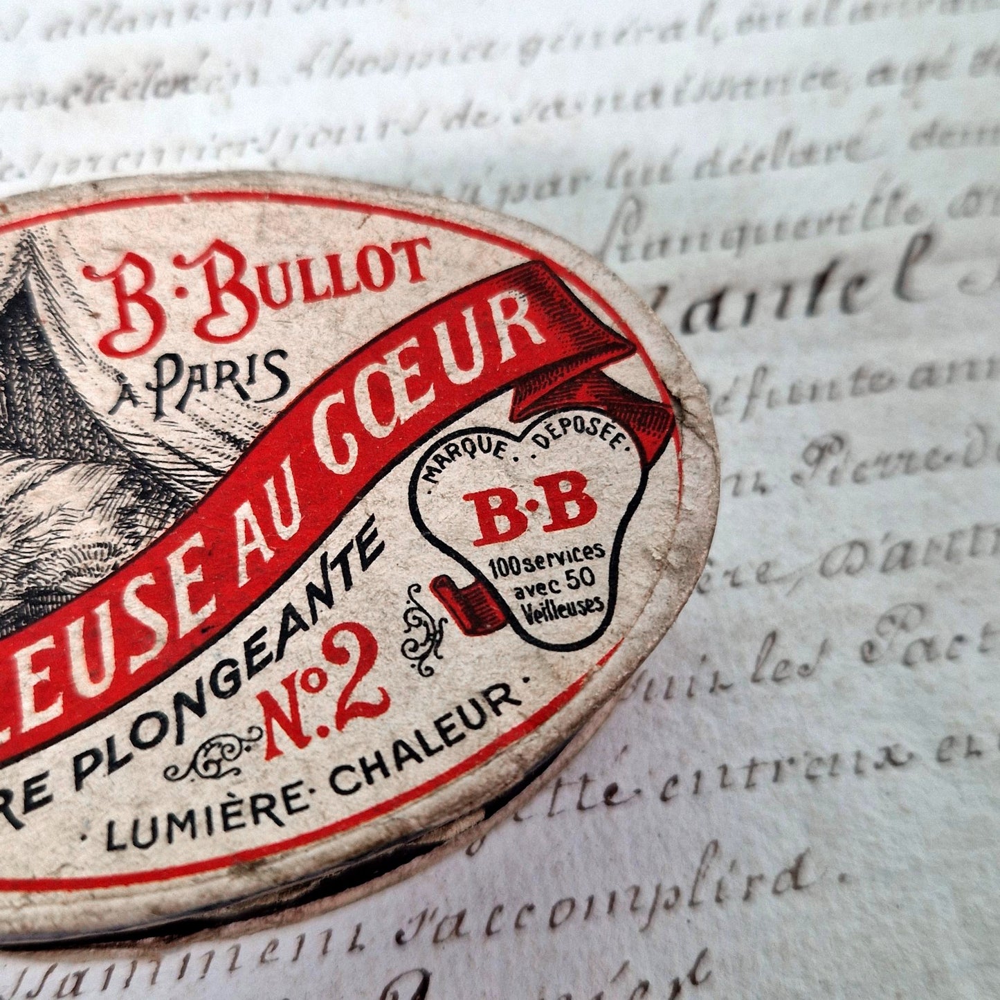 boite publicitaire carton lithographie bb