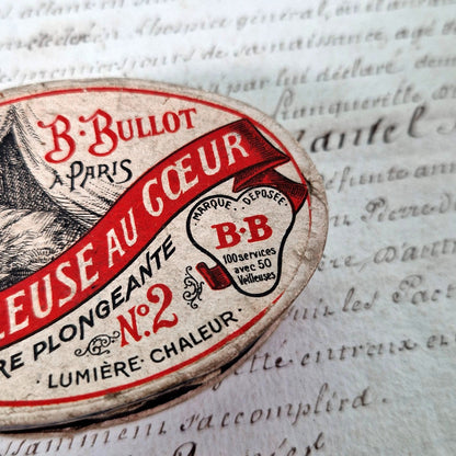 boite publicitaire carton lithographie bb