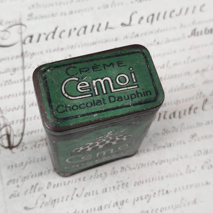 Boîte ancienne « Cémoi – Crème entremets au chocolat »