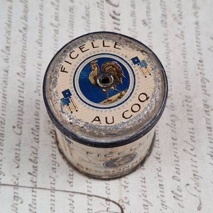 Boîte ancienne « Ficelle au coq Bessonneaud », Angers