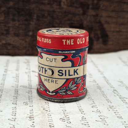Mini boîte fil dentaire « Salter’s Dental Floss » - USA, Vers 1910