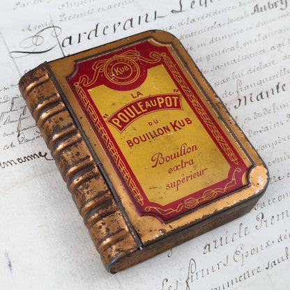 Vintage book box "Bouillon KUB - La poule au pot"