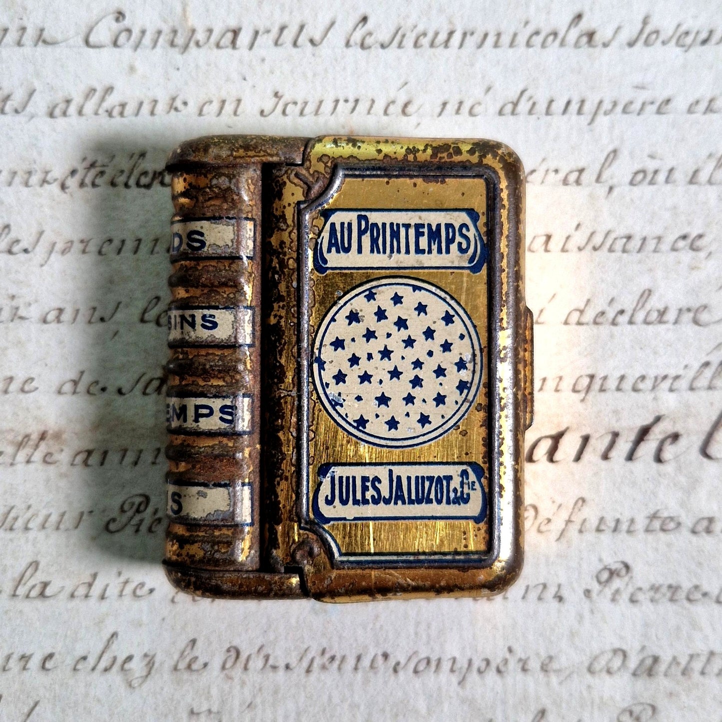 boite publicitaire printemps jules jaluzot livre