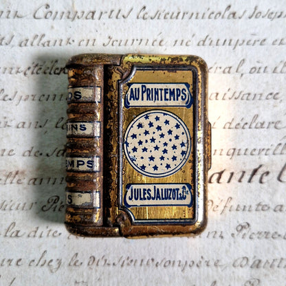 boite publicitaire printemps jules jaluzot livre