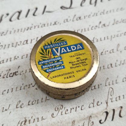 Mini box of "Valda Pastilles" - Circa 1930