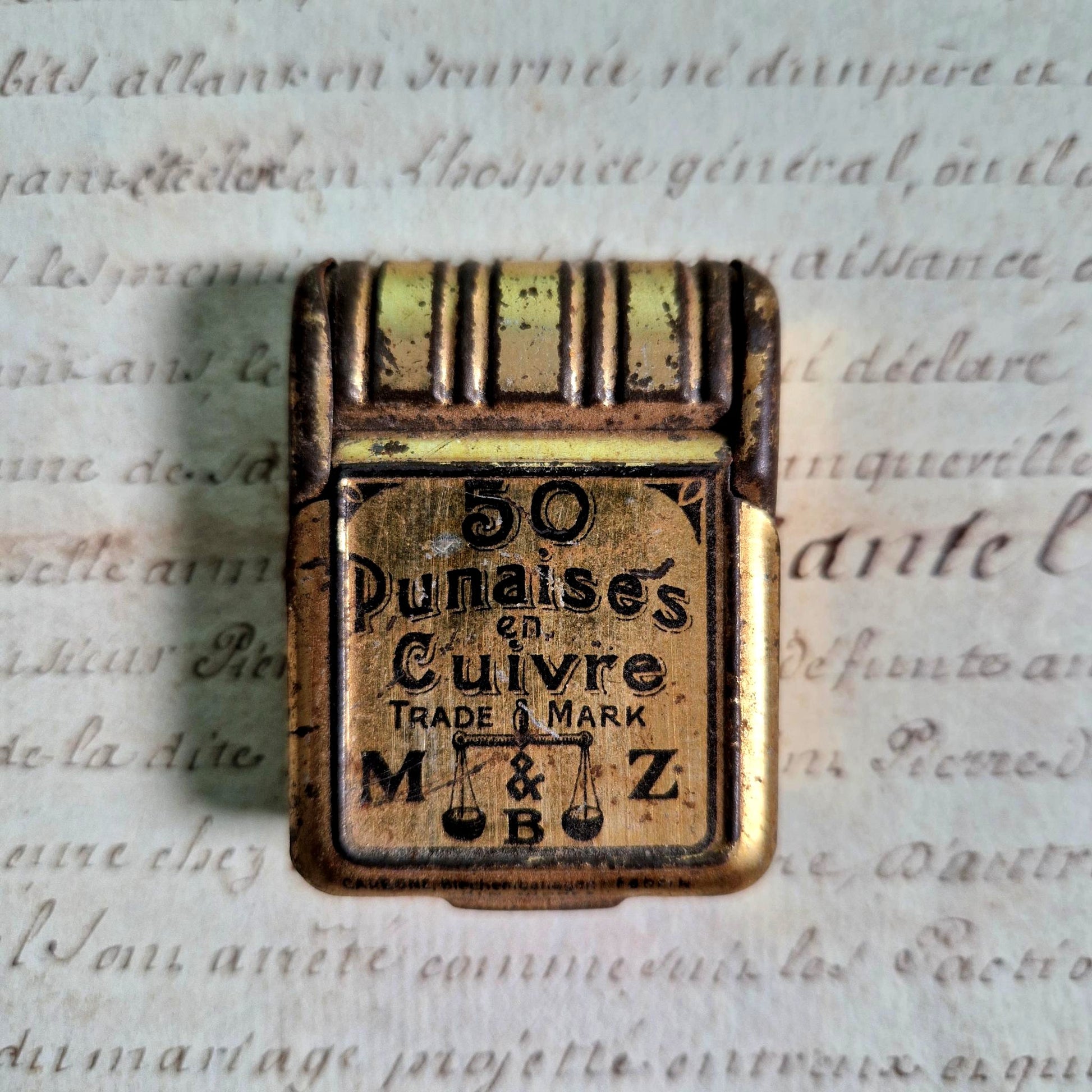 boite punaises cuivre mbz carbone allemagne