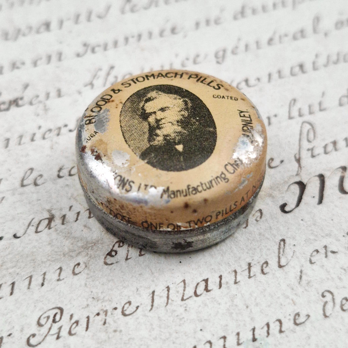 Rare pharmaceutical box containing "Bood &amp; Stomach Pills"