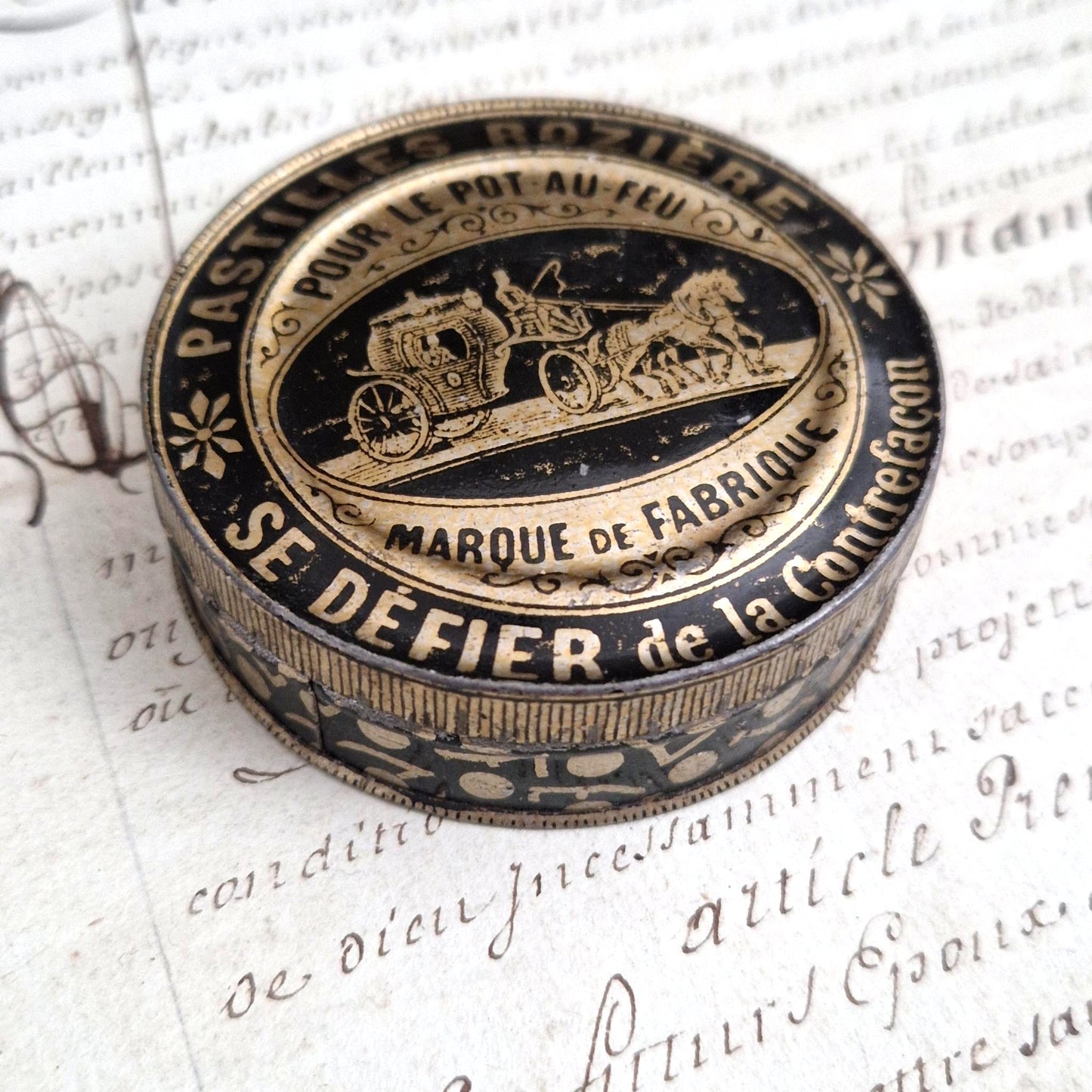 Rare box of Rozière pastilles - for pot-au-feu - Circa 1900