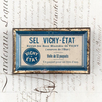 Vichy-State Salt Box "Vichy Mineral Waters"