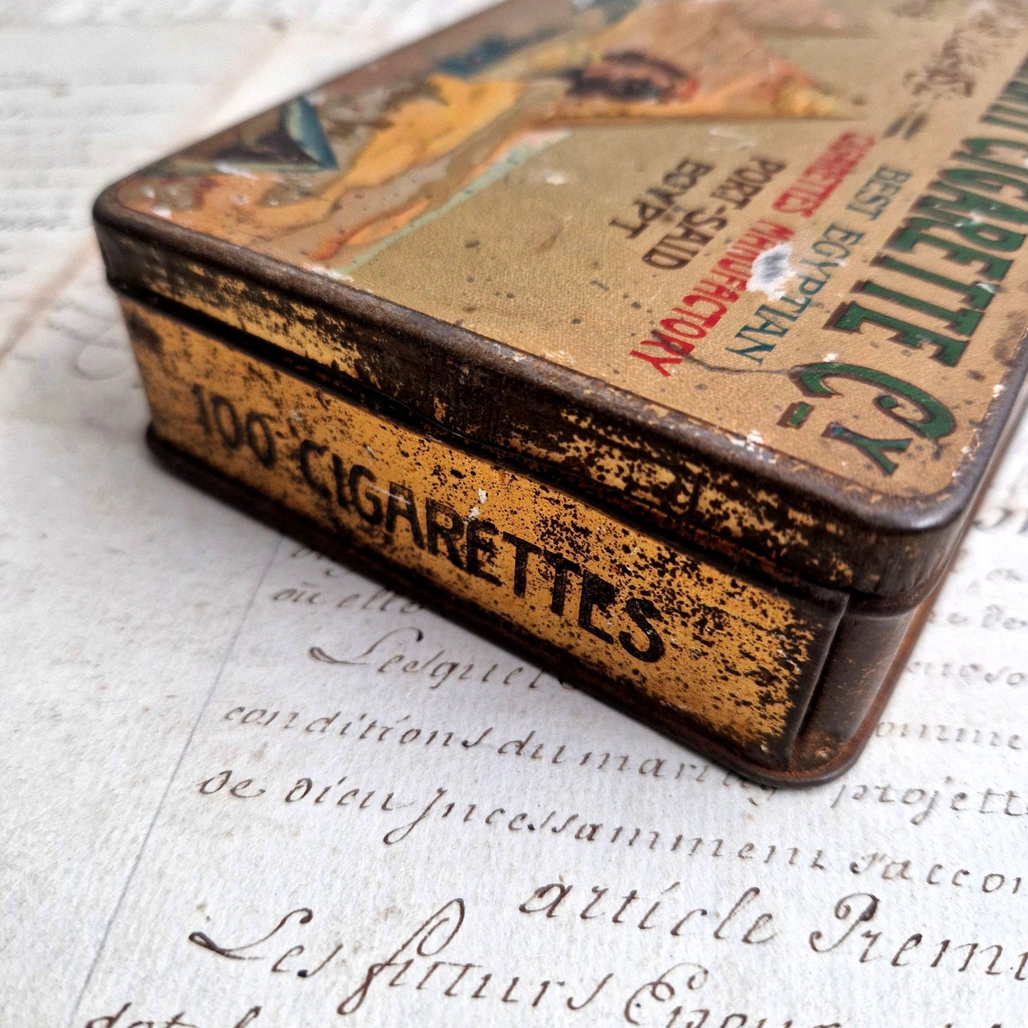 boite tabac ancienne port said