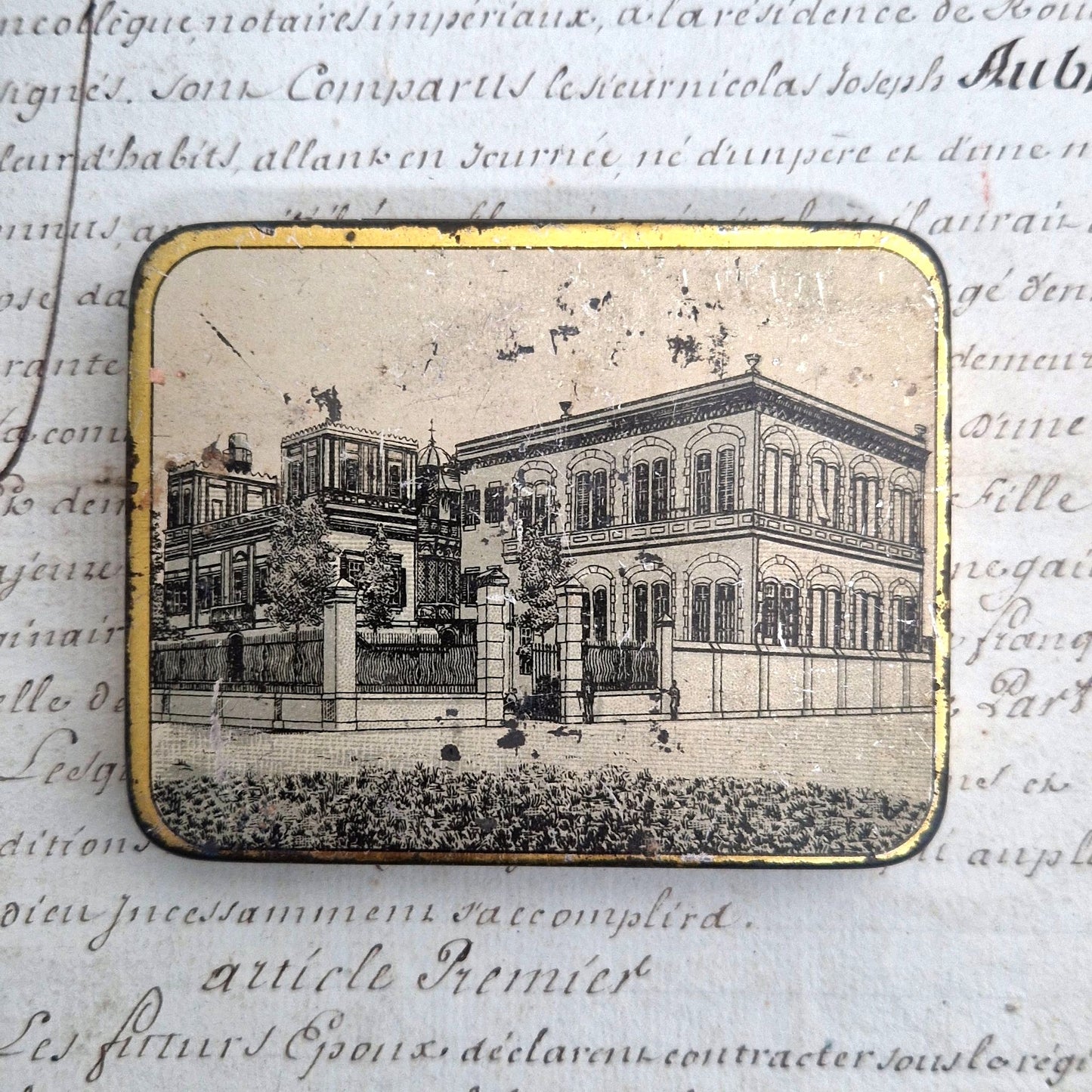 boite tabac egypte ancienne