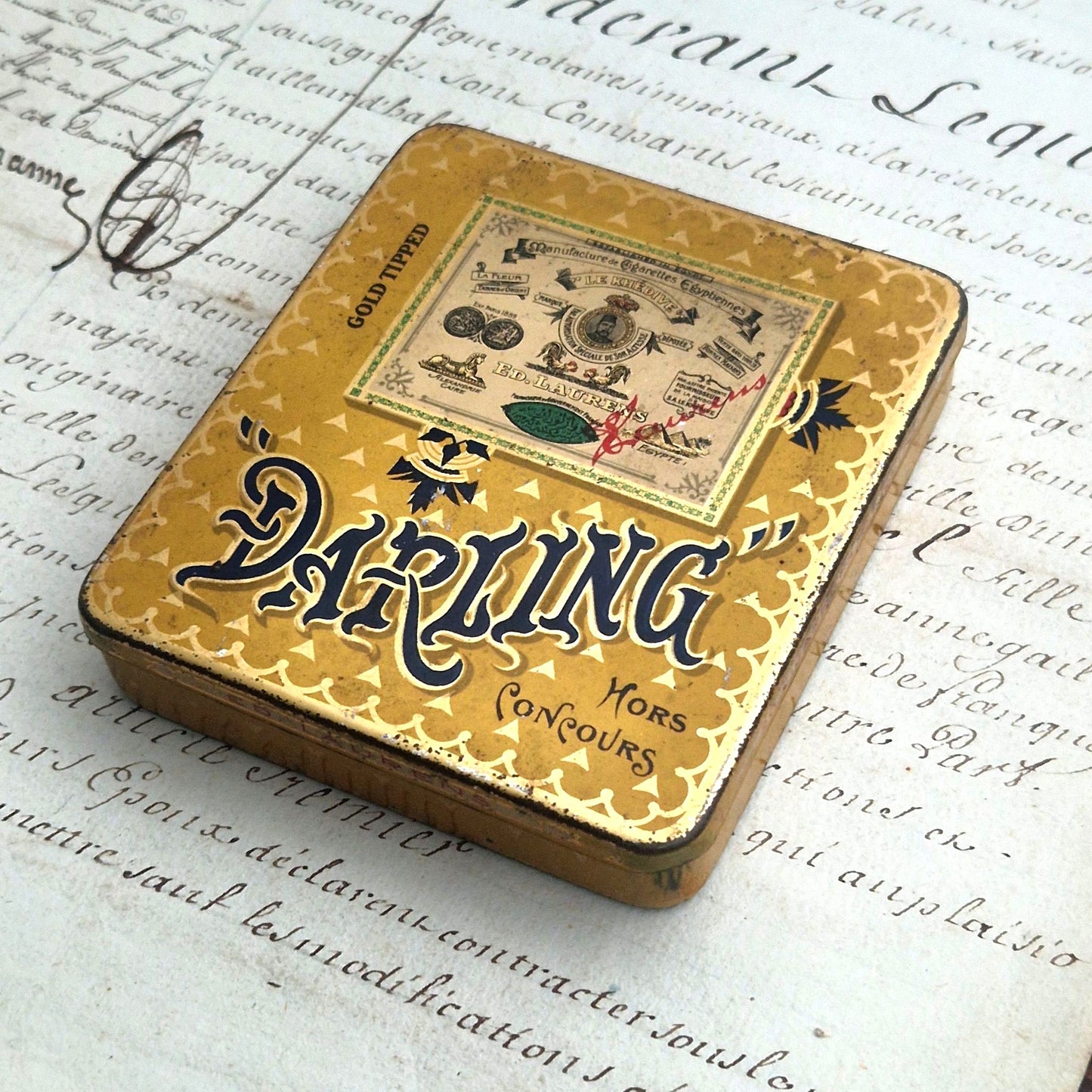 boite tabac khedive egypte