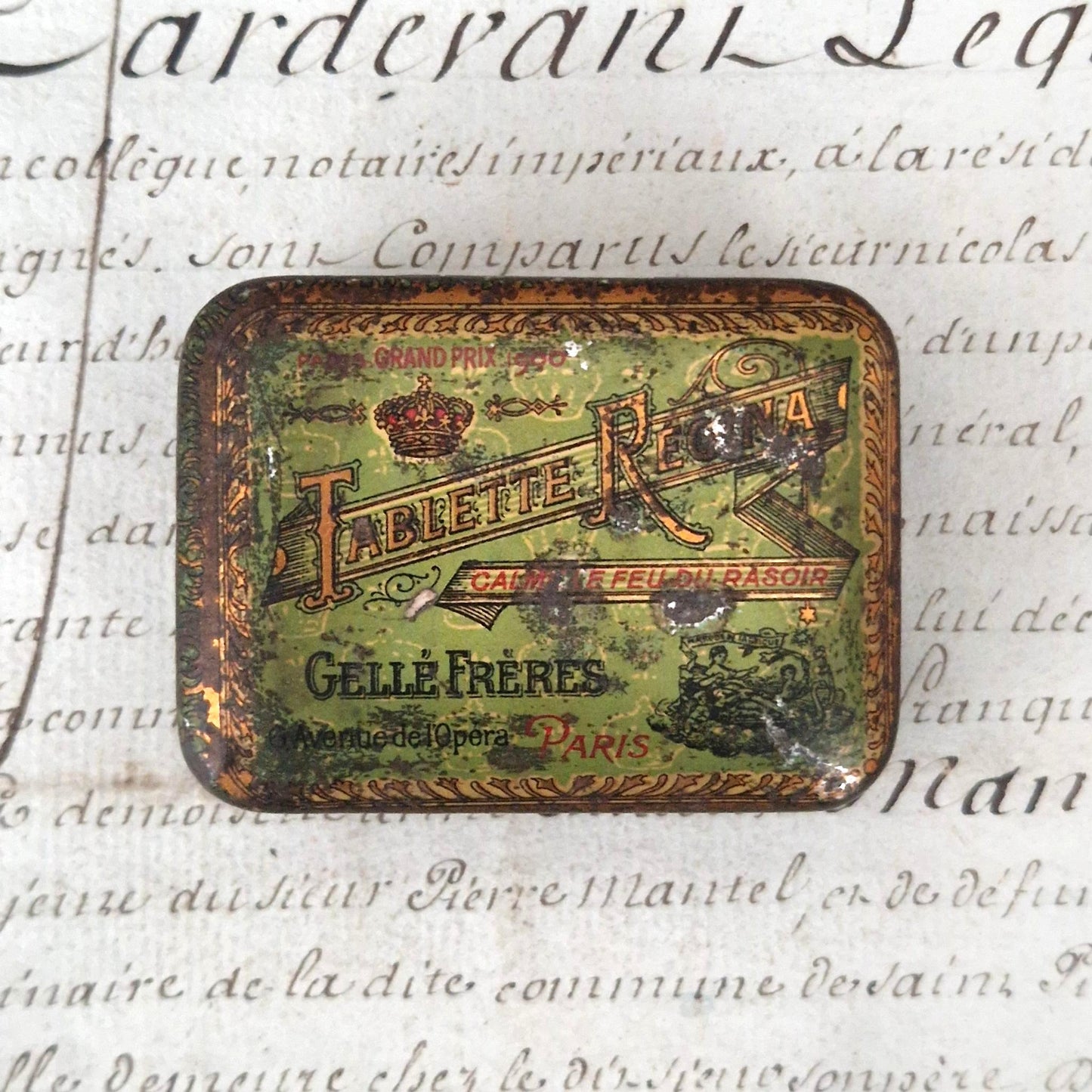 Rare boite « Tablette Regina - Gellé Frères », Vers 1900