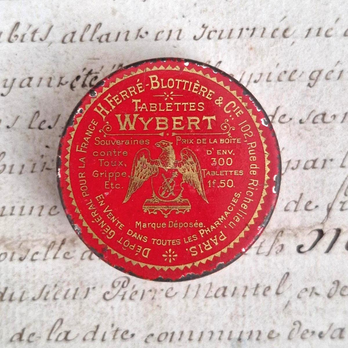 Rare box "Tablettes Wybert" - Paris, circa 1900
