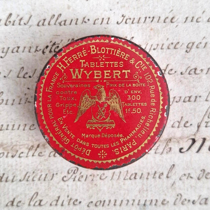 Rare box "Tablettes Wybert" - Paris, circa 1900