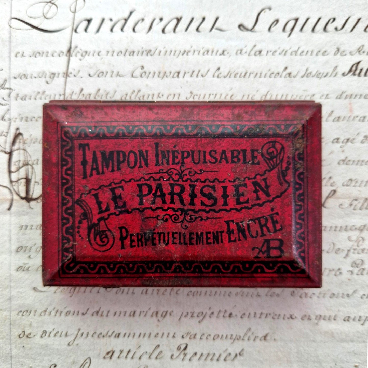 boite tampon le parisien