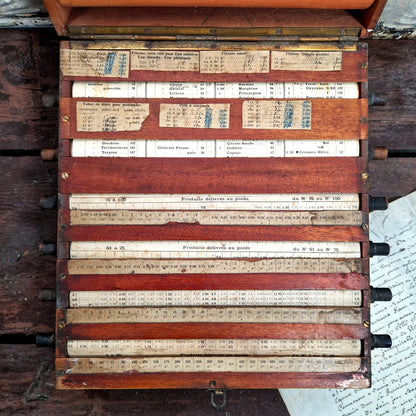 boite tarification pharmaceutique 1900