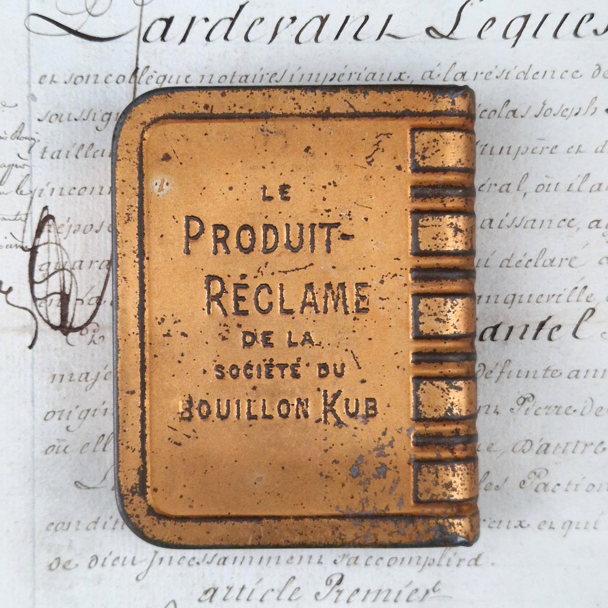 Vintage book box "Bouillon KUB - La poule au pot"