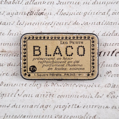 Boite en tôle lithographiée pastilles « Les Petits Blaco »