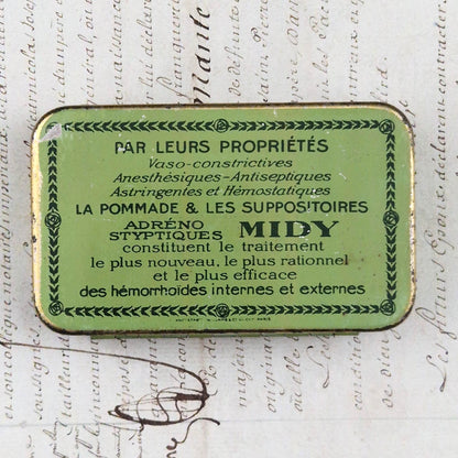 Boite  « Suppositoires hémorrhoides - MIDY »