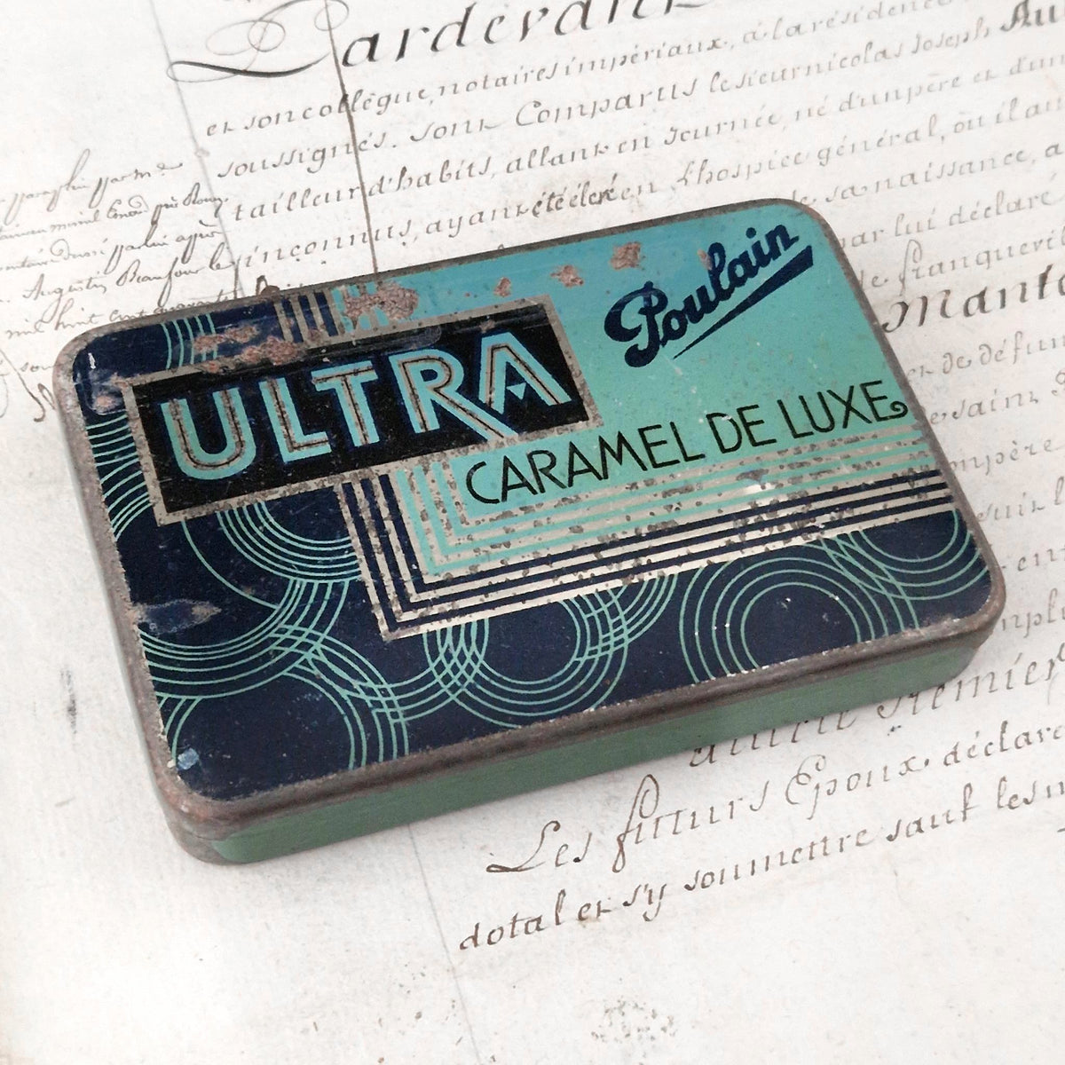 Boîte publicitaire « Ultra - Caramel de luxe Poulain »