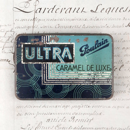 Boîte publicitaire « Ultra - Caramel de luxe Poulain »