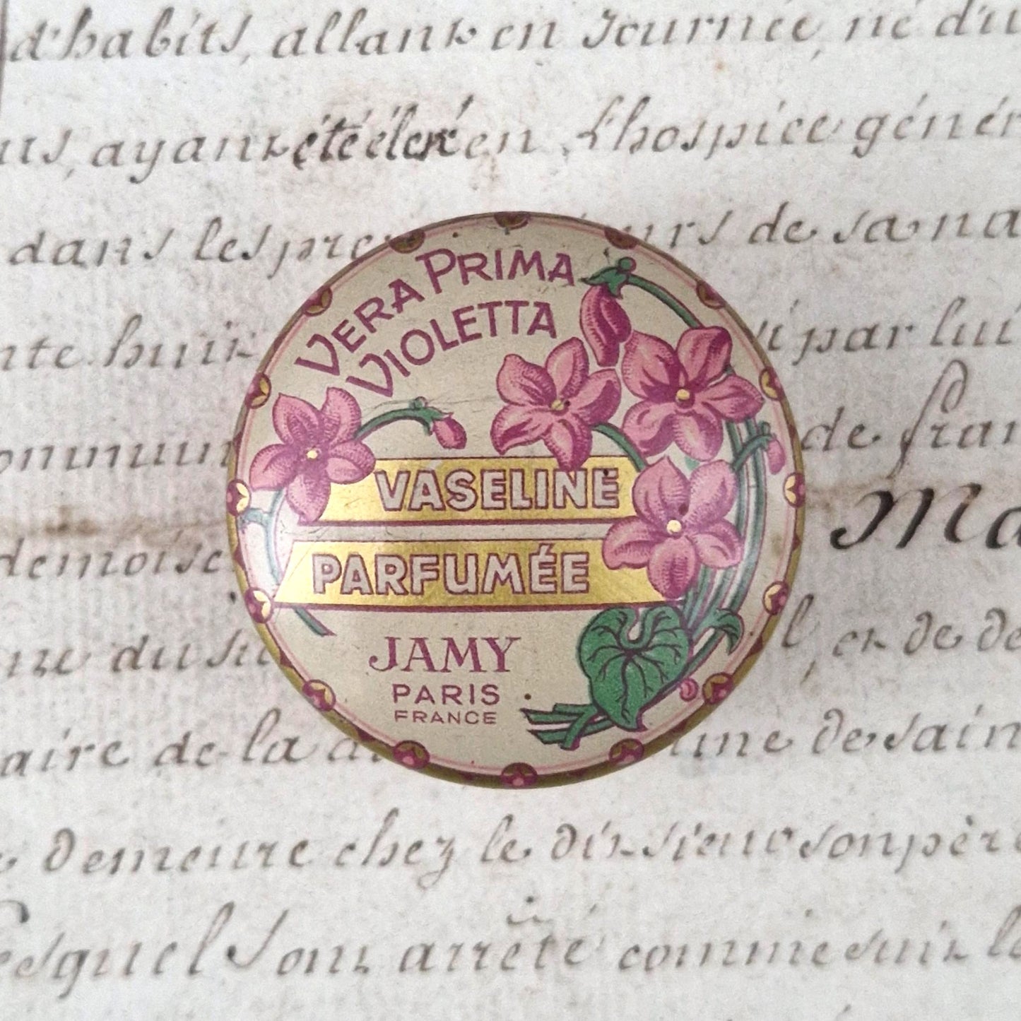 Boîte « Vera Prima Violetta - Vaseline », JAMY Paris